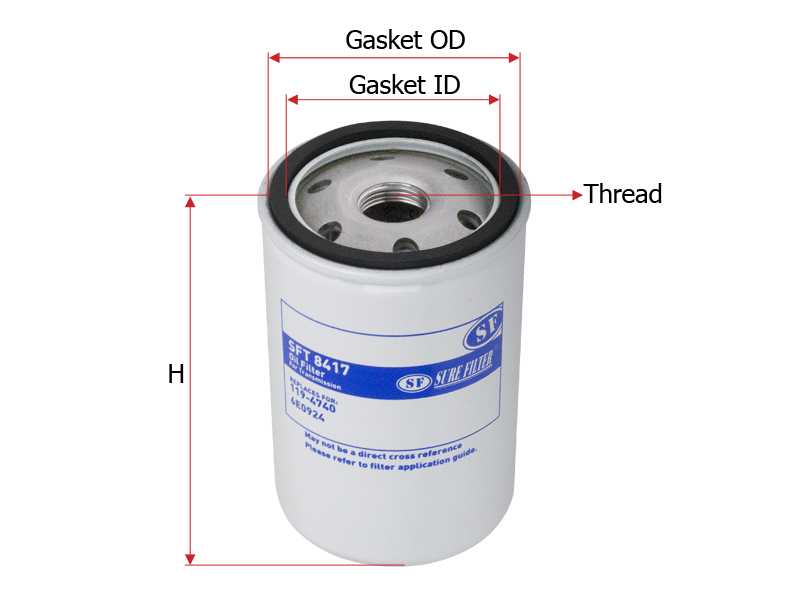 فیلتر گیربکس SFT 8417 صنعت فیلتر